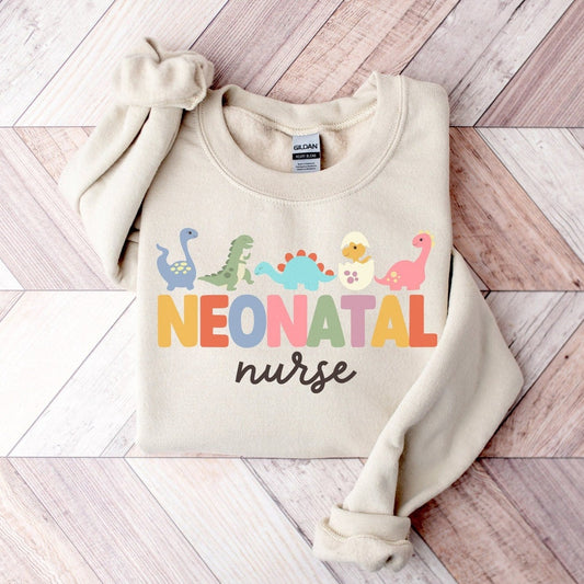 Dinosaur Neonatal Nurse Sweatshirt