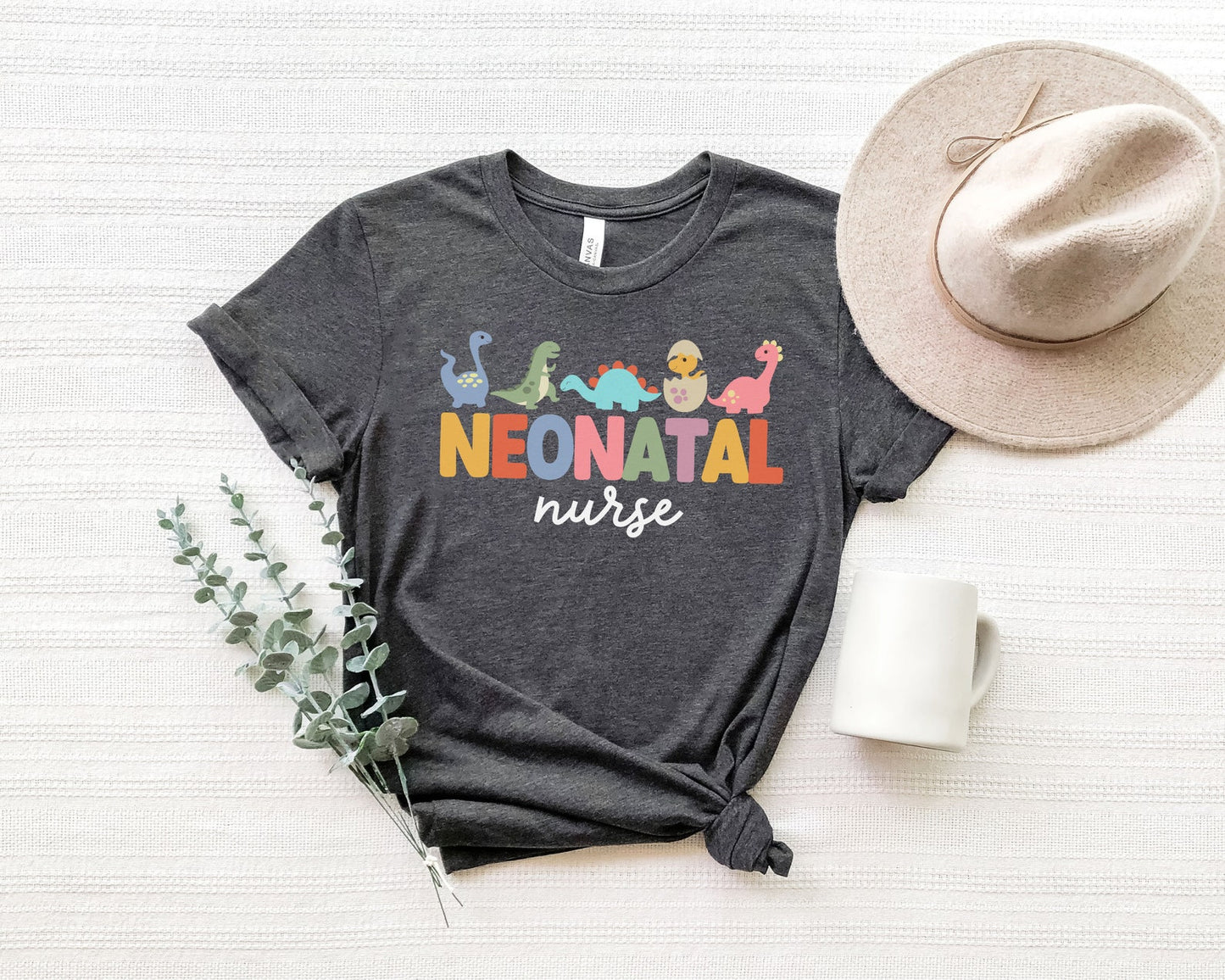 Dinosaur Neonatal Nurse Tee