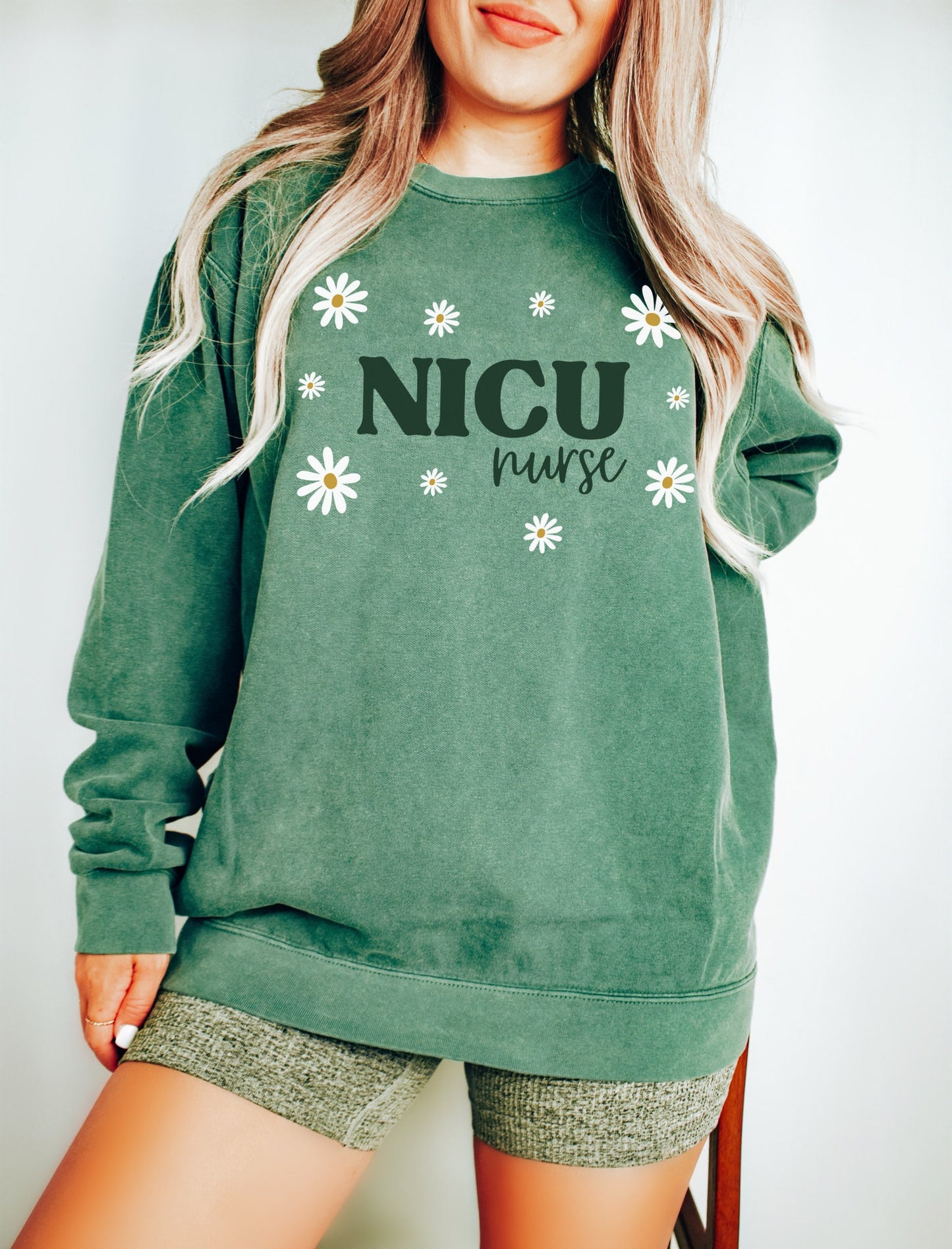 Retro Daisy NICU Sweatshirt