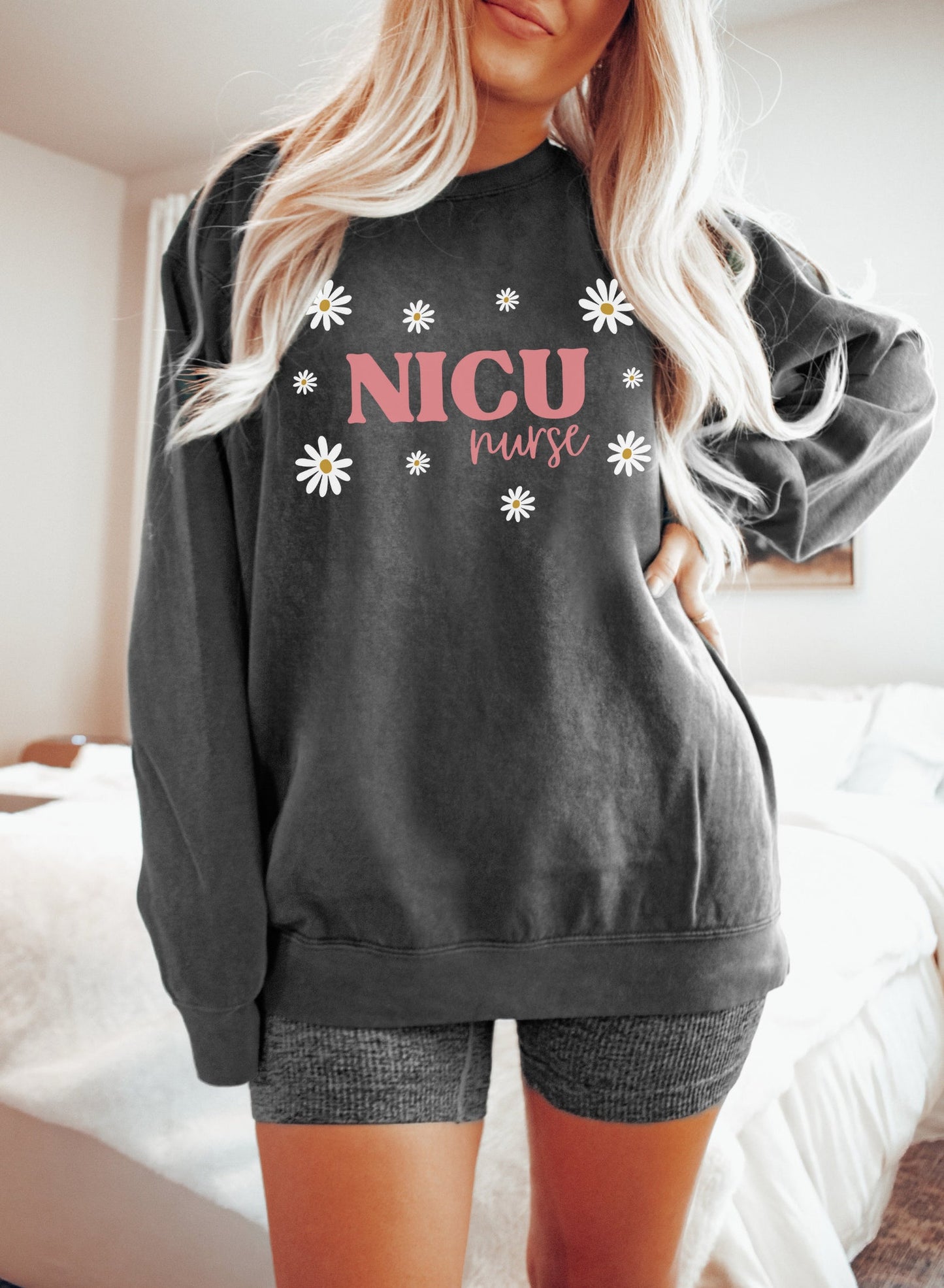 Retro Daisy NICU Sweatshirt