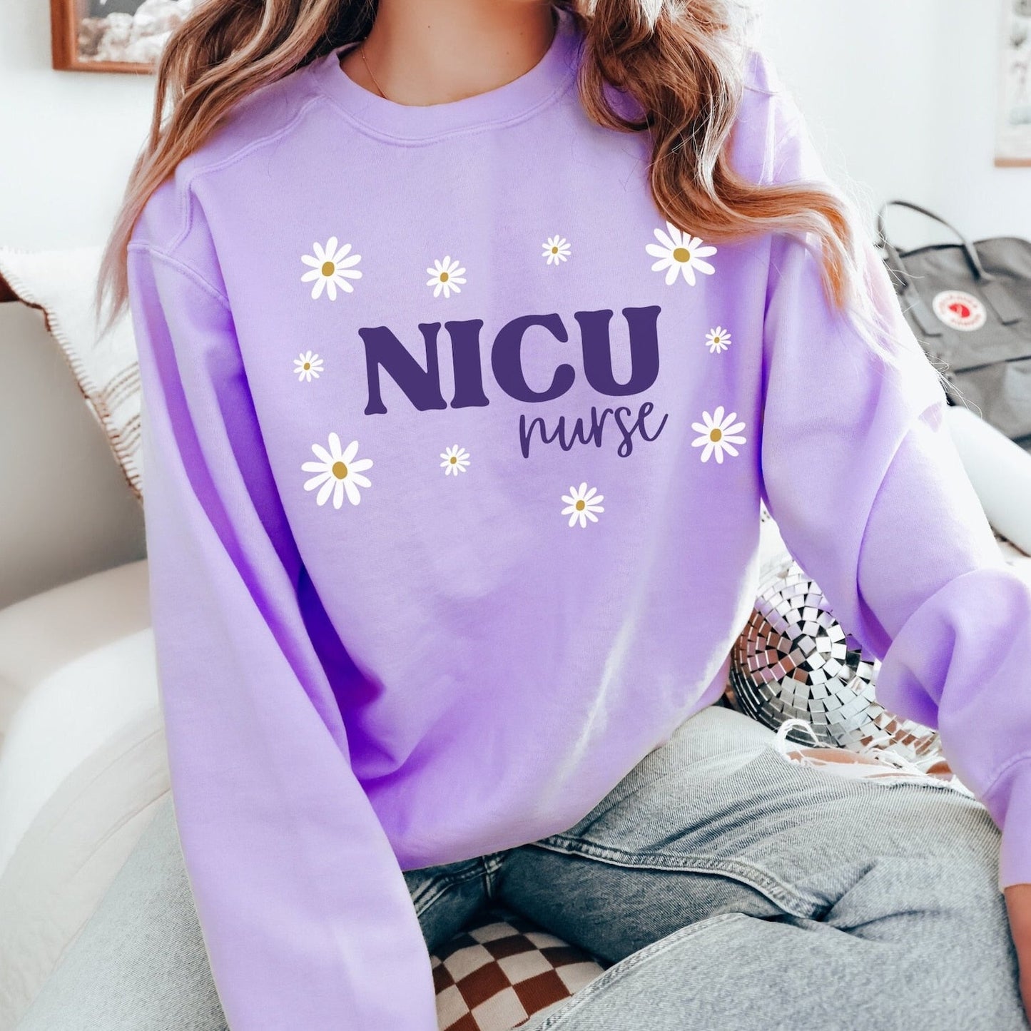 Retro Daisy NICU Sweatshirt