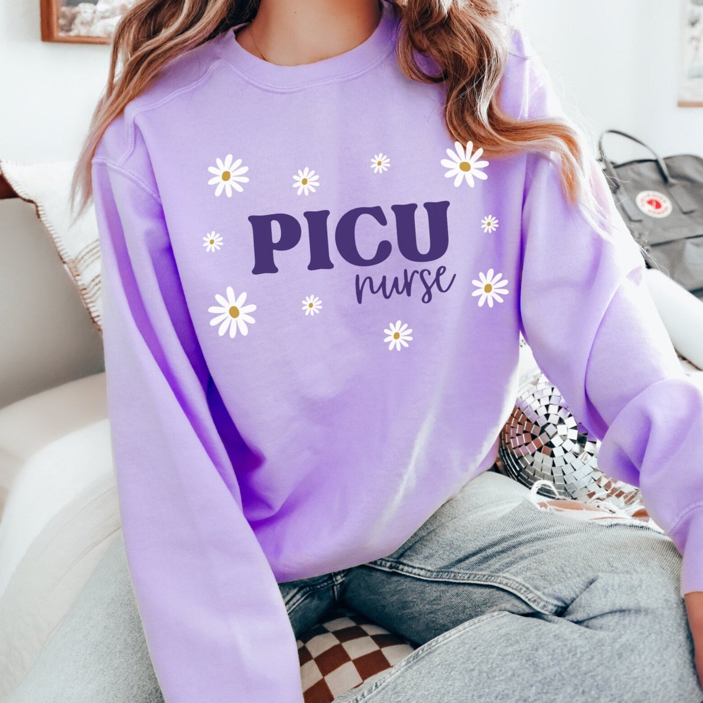 Retro Daisy PICU Sweatshirt