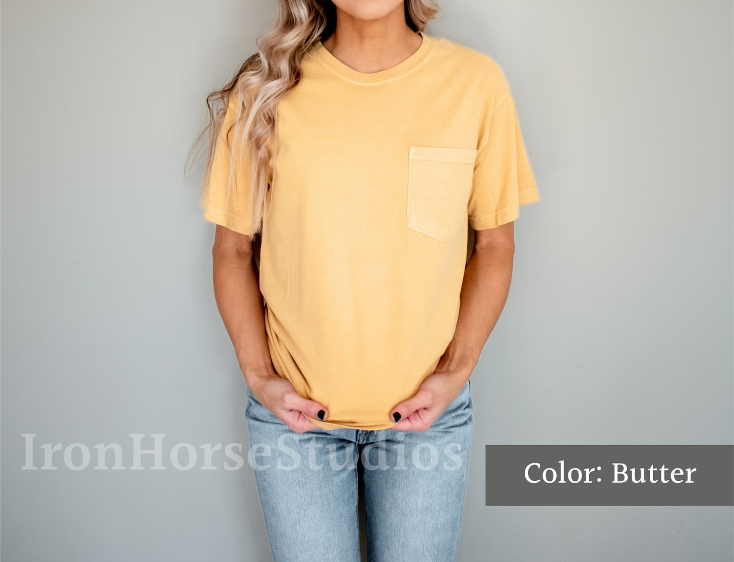 Blank Comfort Colors Tee - breast pocket