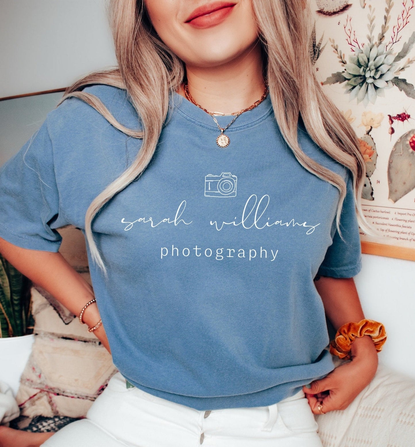 Camera Icon Custom Photography Tee - Comfort Colors