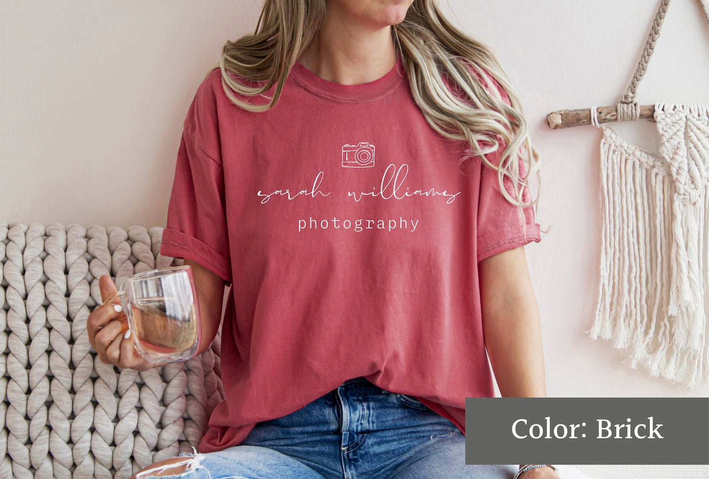 Camera Icon Custom Photography Tee - Comfort Colors