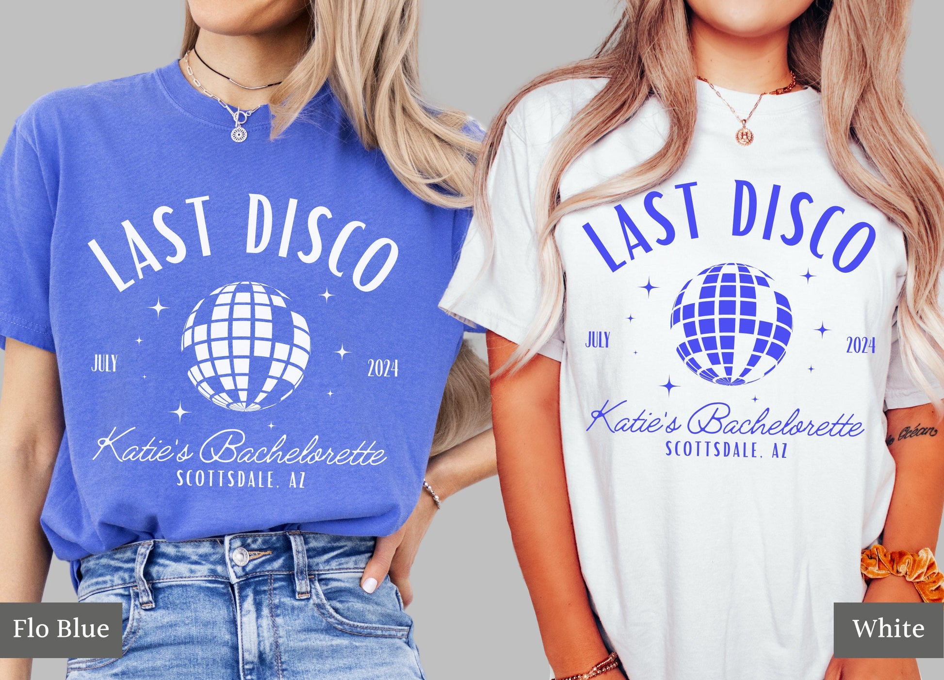 Last Disco Bachelorette Shirt, Bridal Party Tees, Custom Location Bachelorette Tshirts, Comfort Colors, Disco Bride, Gift for Bridesmaids