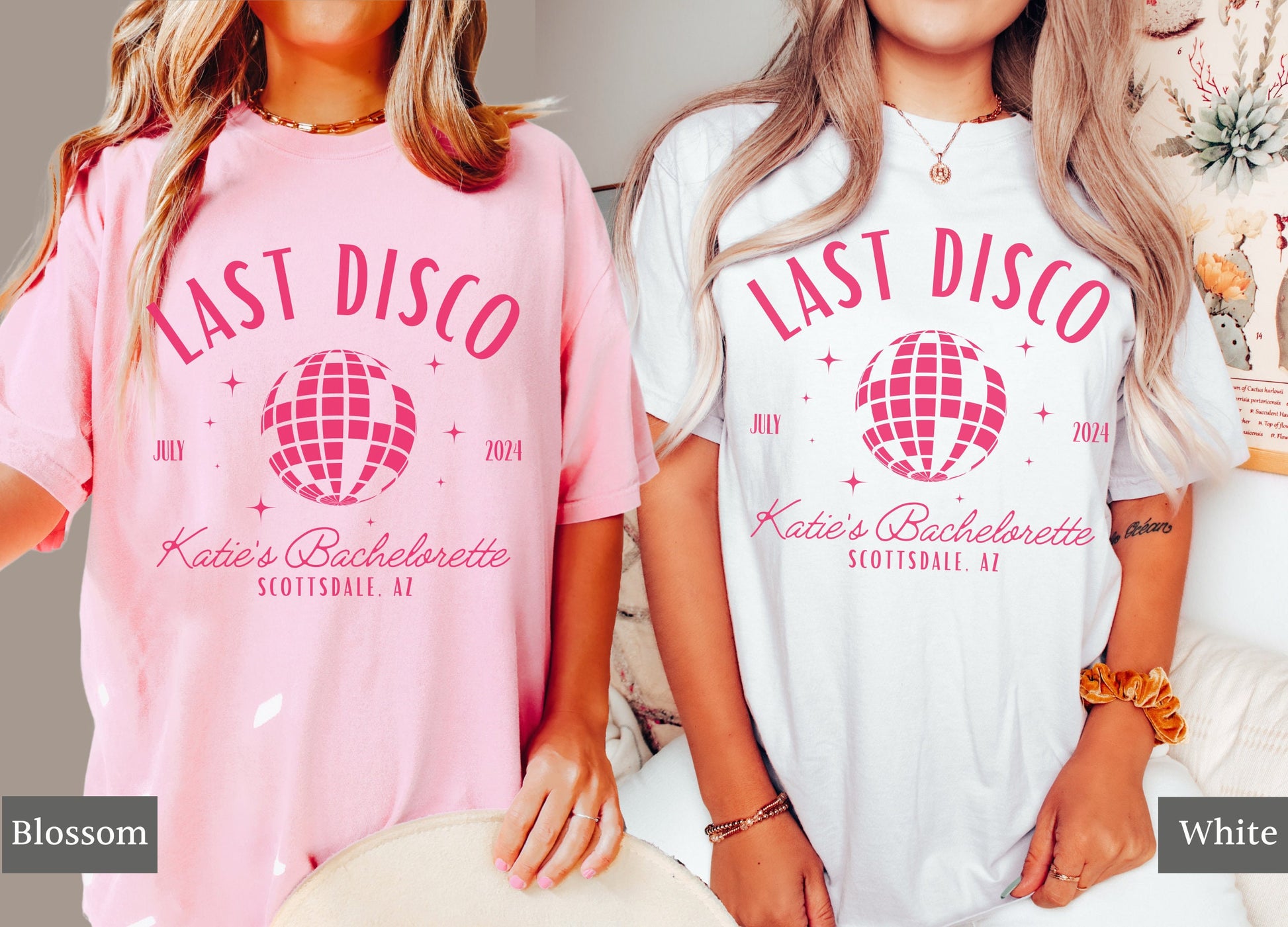 Last Disco Bachelorette Shirt, Bridal Party Tees, Custom Location Bachelorette Tshirts, Comfort Colors, Disco Bride, Gift for Bridesmaids