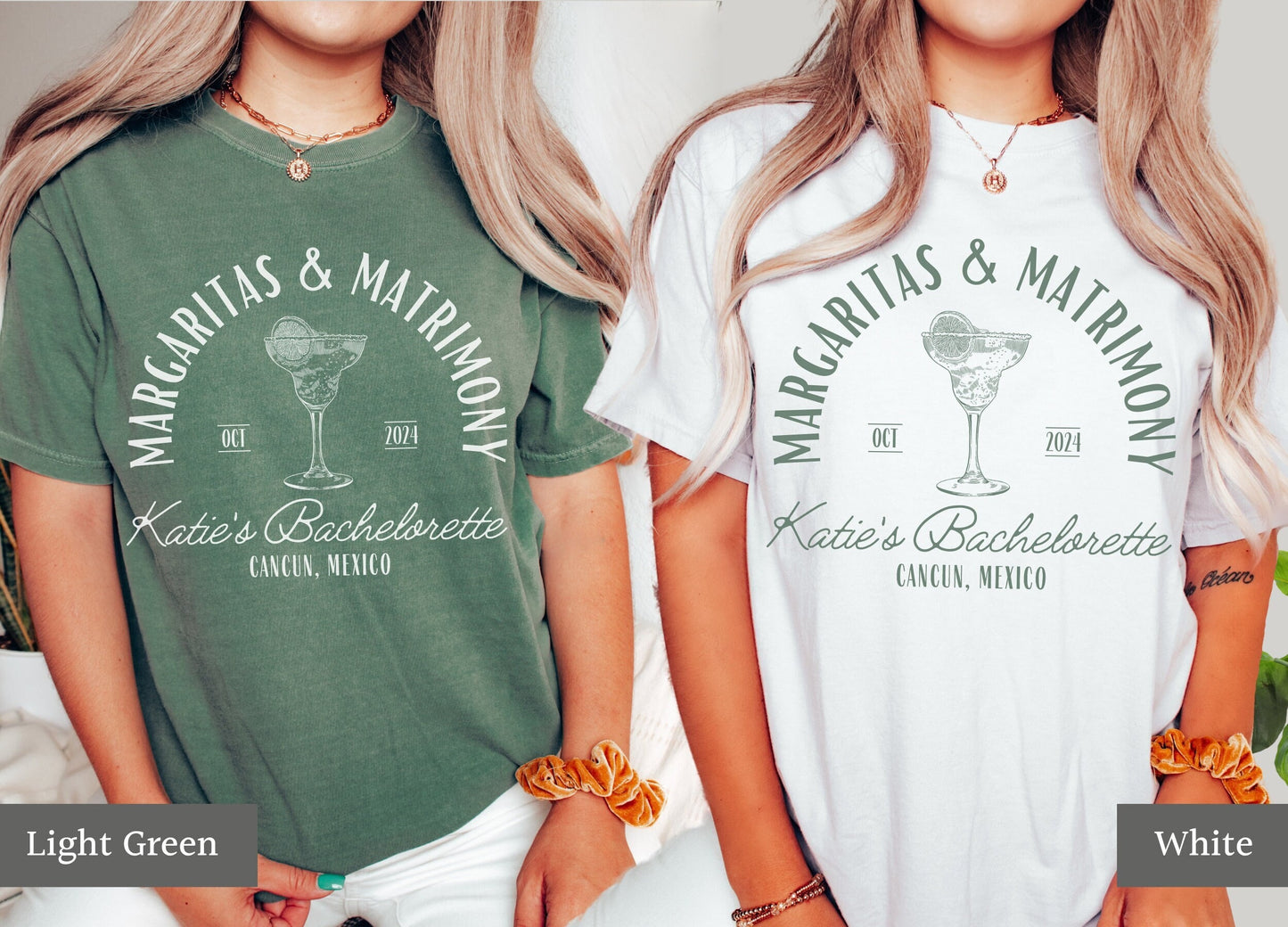 Margaritas and Matrimony Bachelorette Shirts, Custom Location Bachelorette Tees, Final Fiesta Bach Tshirts, Mexico Bachelorette Party