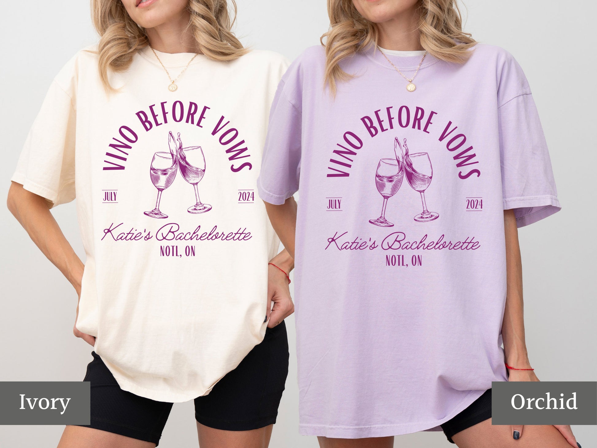 Wine Bachelorette Party, Custom Winery Bachelorette Shirts, Vino Before Vows, Personalized Bach Tees, Vineyard Bachelorette