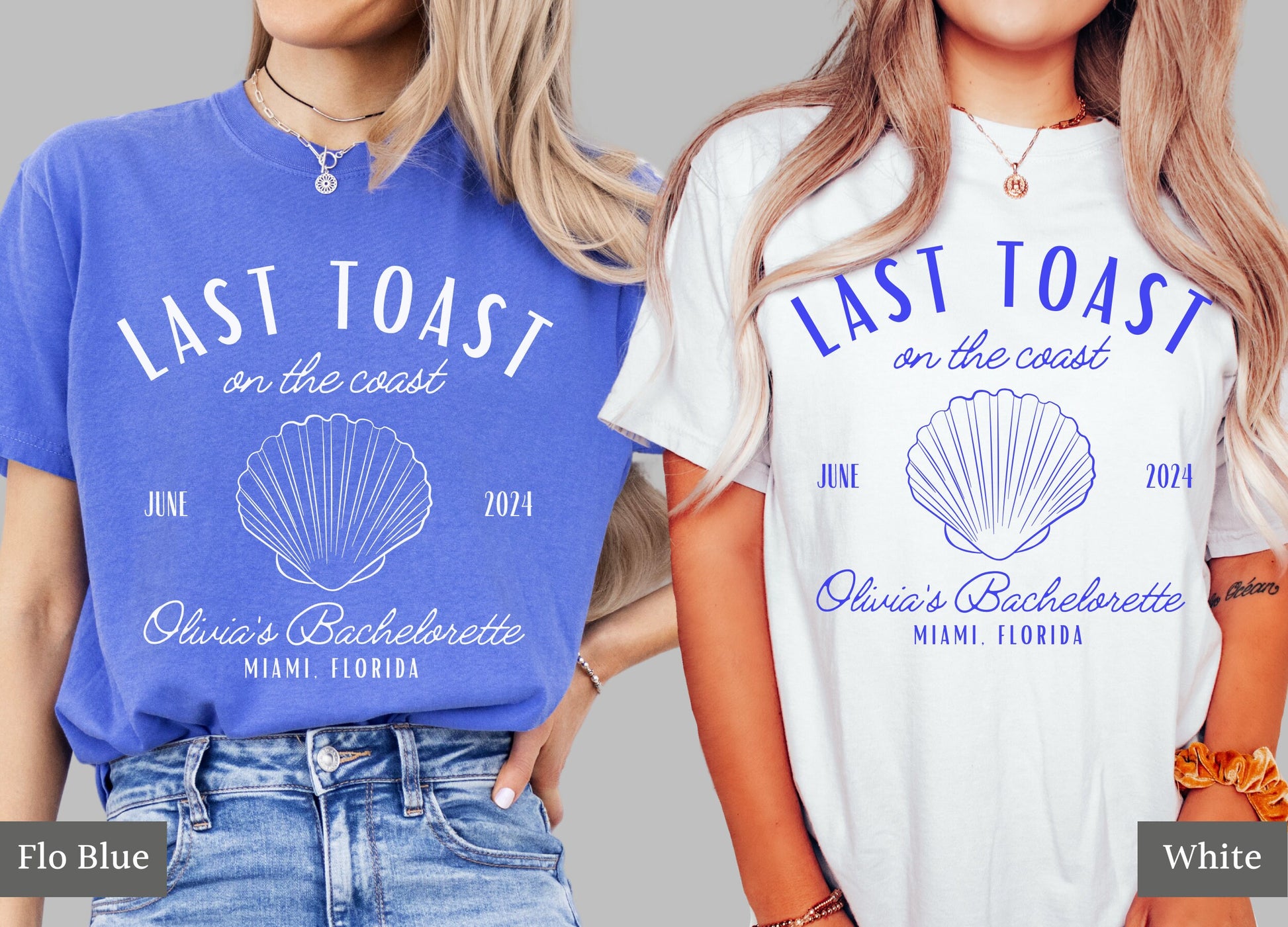 Beach Bachelorette Party Shirts, Last Toast on the Coast, Custom Bachelorette Tees, Comfort Colors Bachelorette Tshirts, Social Club Bach