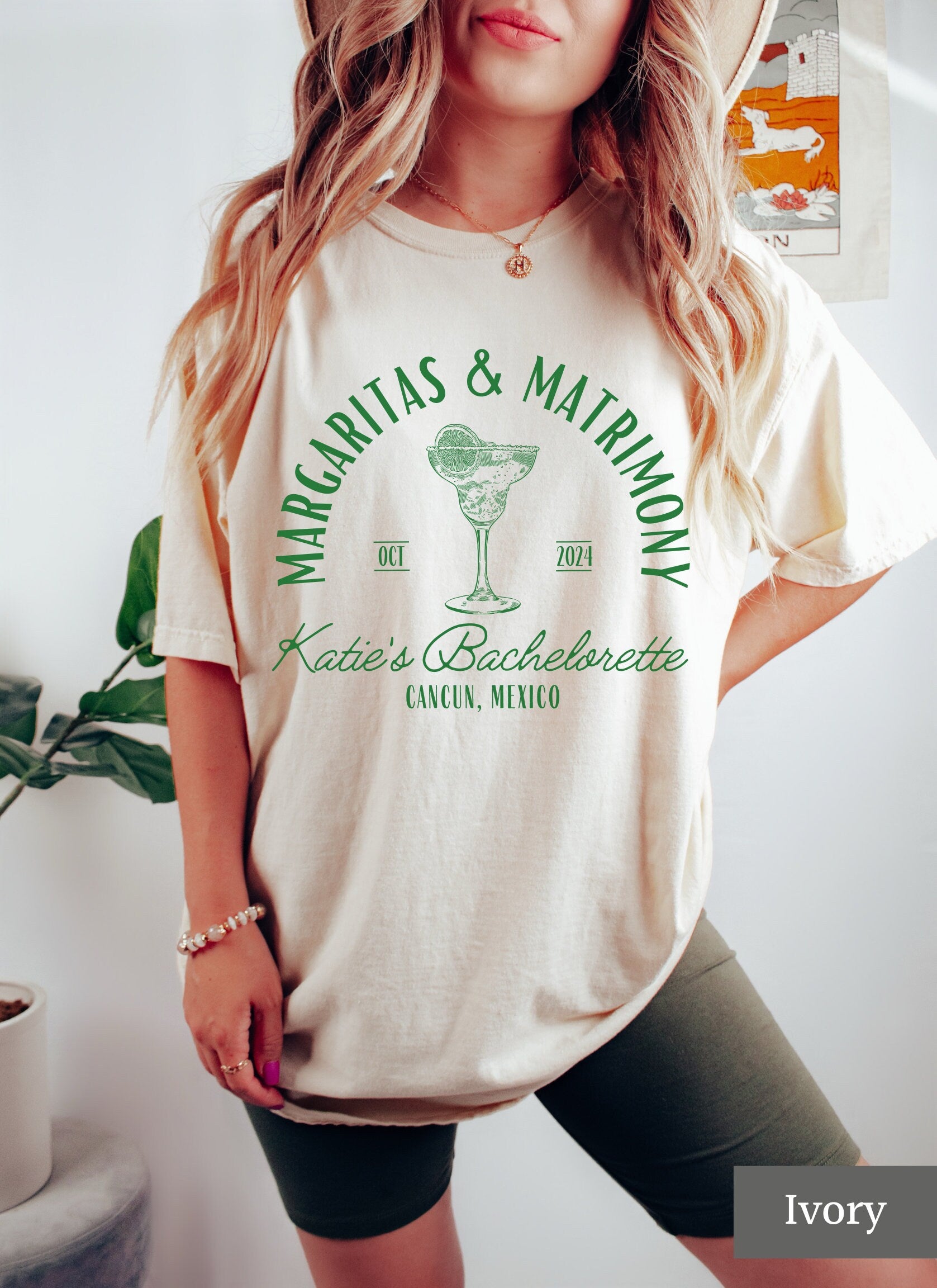 Margaritas and Matrimony Bachelorette Shirts, Custom Location Bachelorette Tees, Final Fiesta Bach Tshirts, Mexico Bachelorette Party