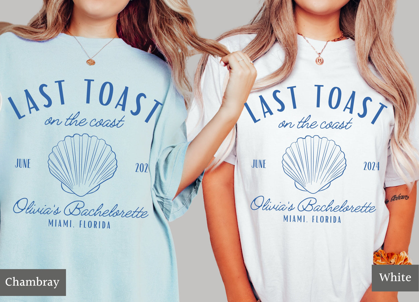 Beach Bachelorette Party Shirts, Last Toast on the Coast, Custom Bachelorette Tees, Comfort Colors Bachelorette Tshirts, Social Club Bach