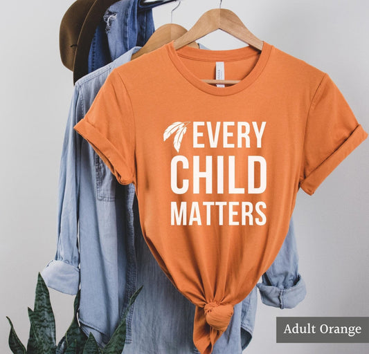 Orange every child matters shirt