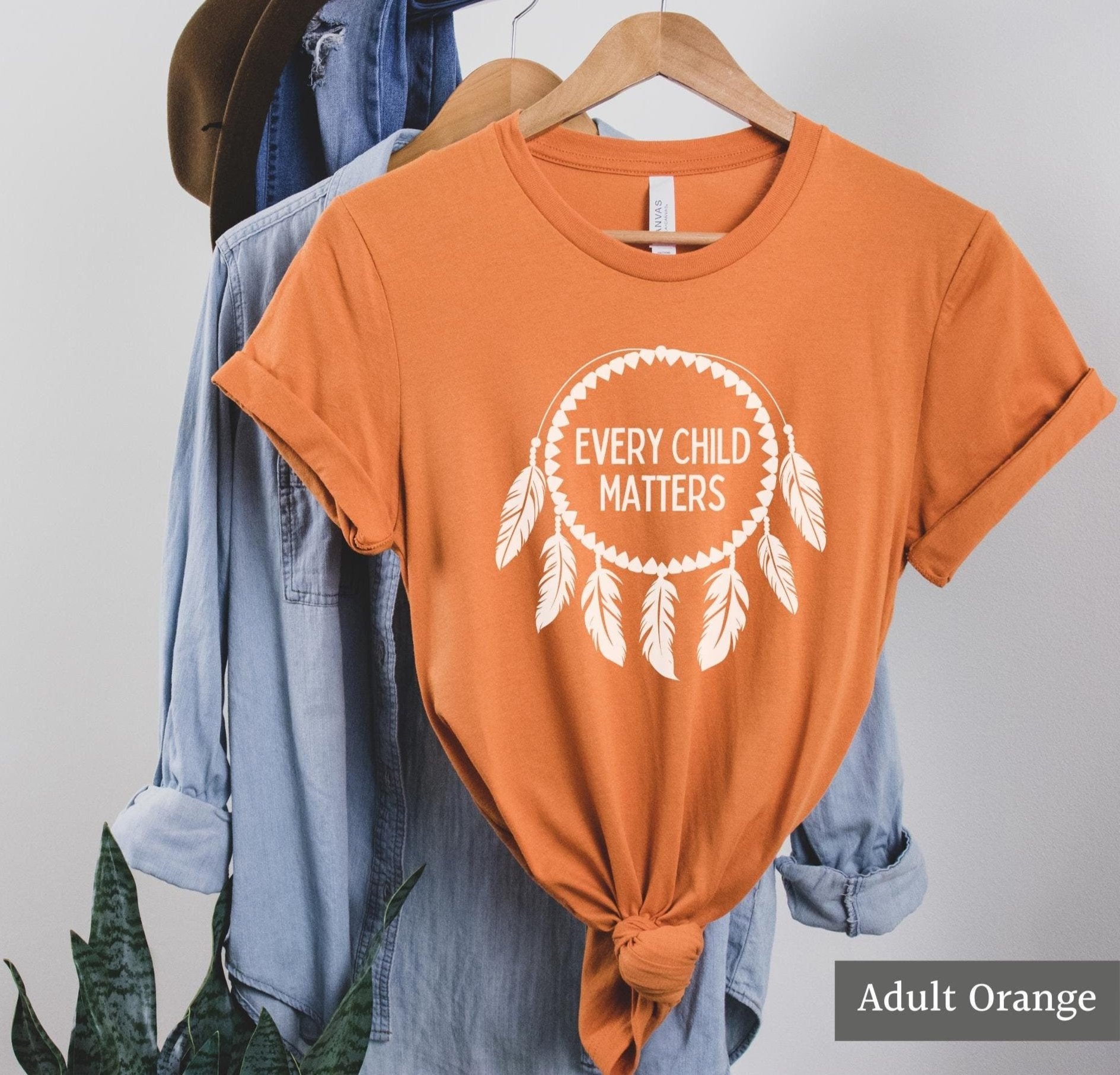 Every child matters shirt with dream catcher