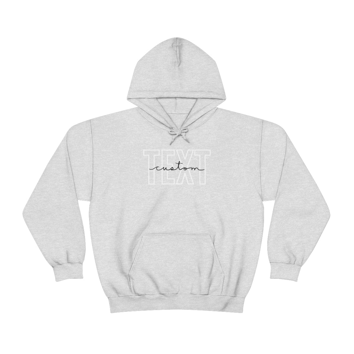 Classic Custom Text Hoodie