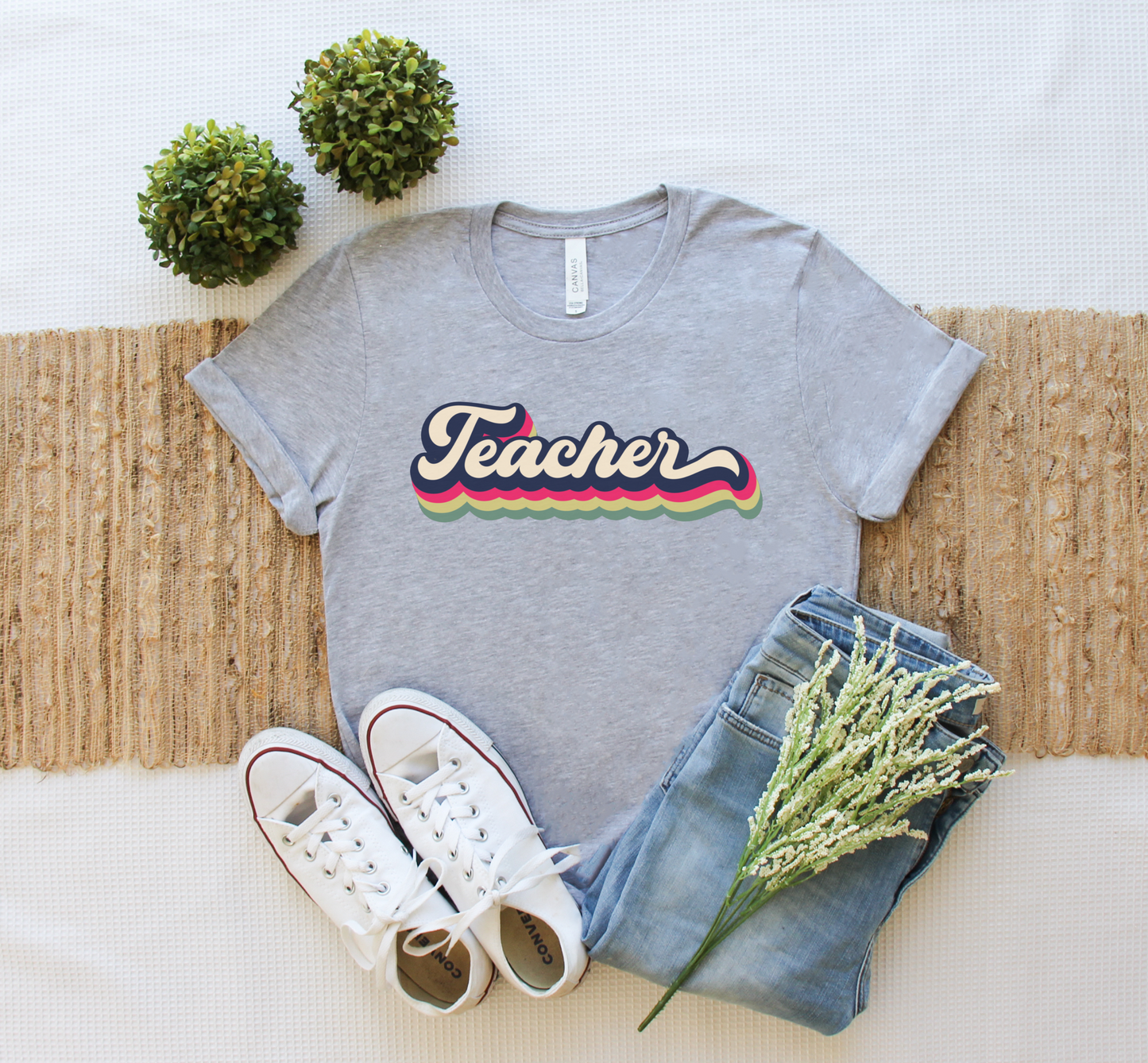 Retro Teacher Tee