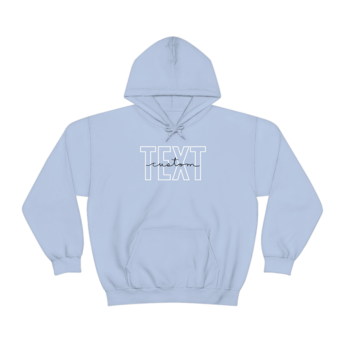 Classic Custom Text Hoodie