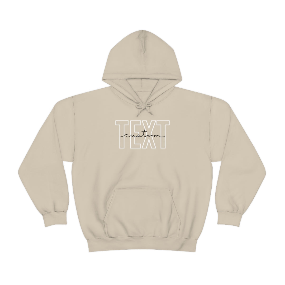 Classic Custom Text Hoodie