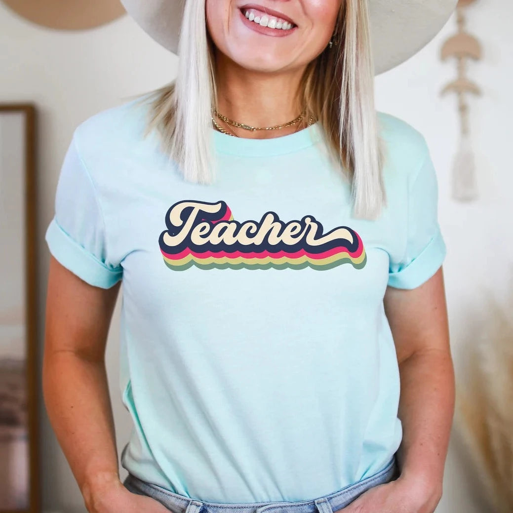 Retro Teacher Tee