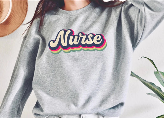 Retro Nurse Sweatshirt