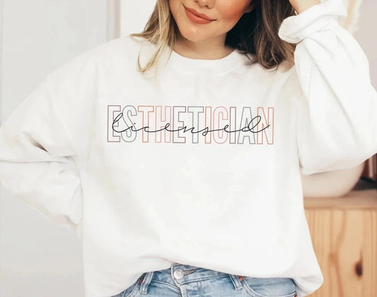 Colorful Esthetician Sweatshirt