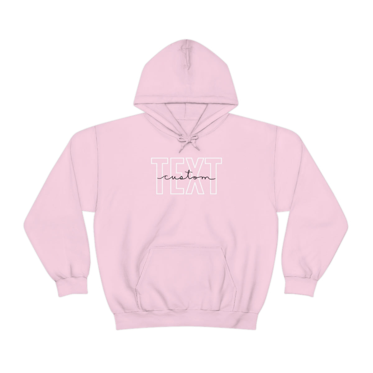 Classic Custom Text Hoodie