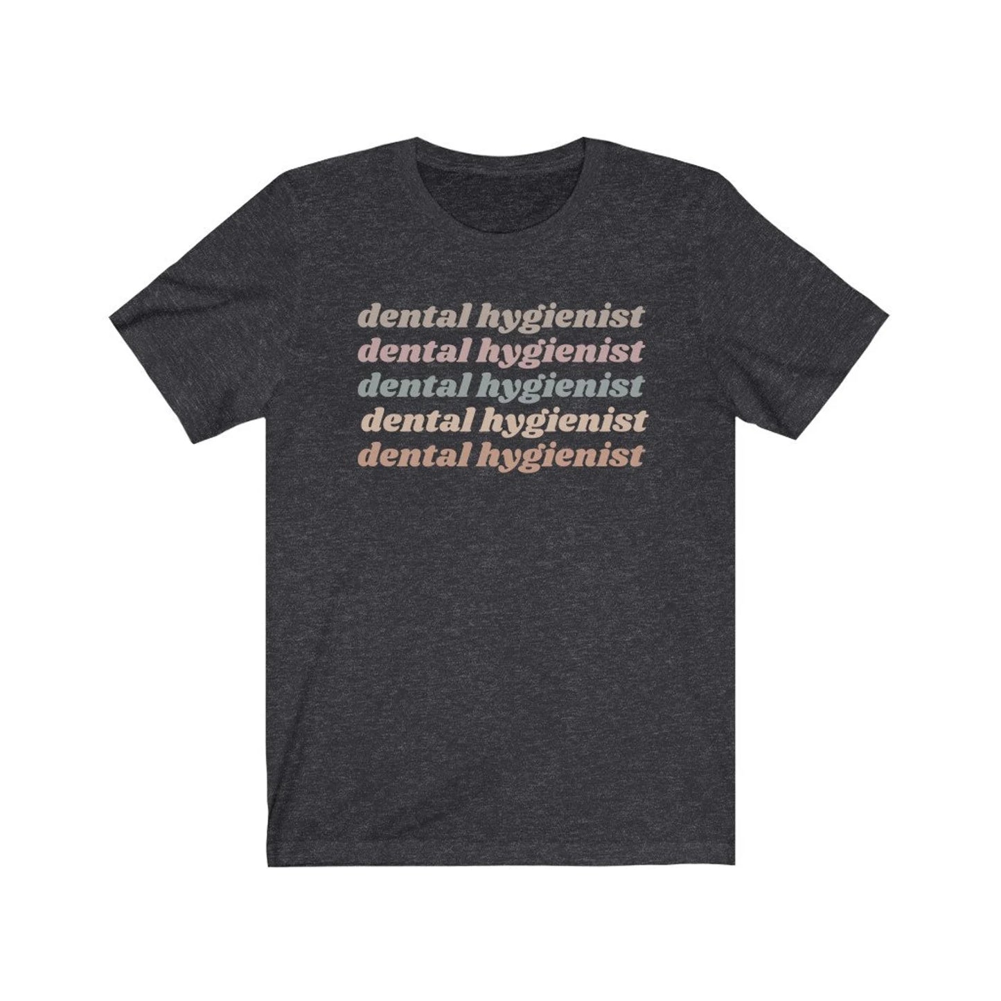 Light Retro Dental Hygienist Tee