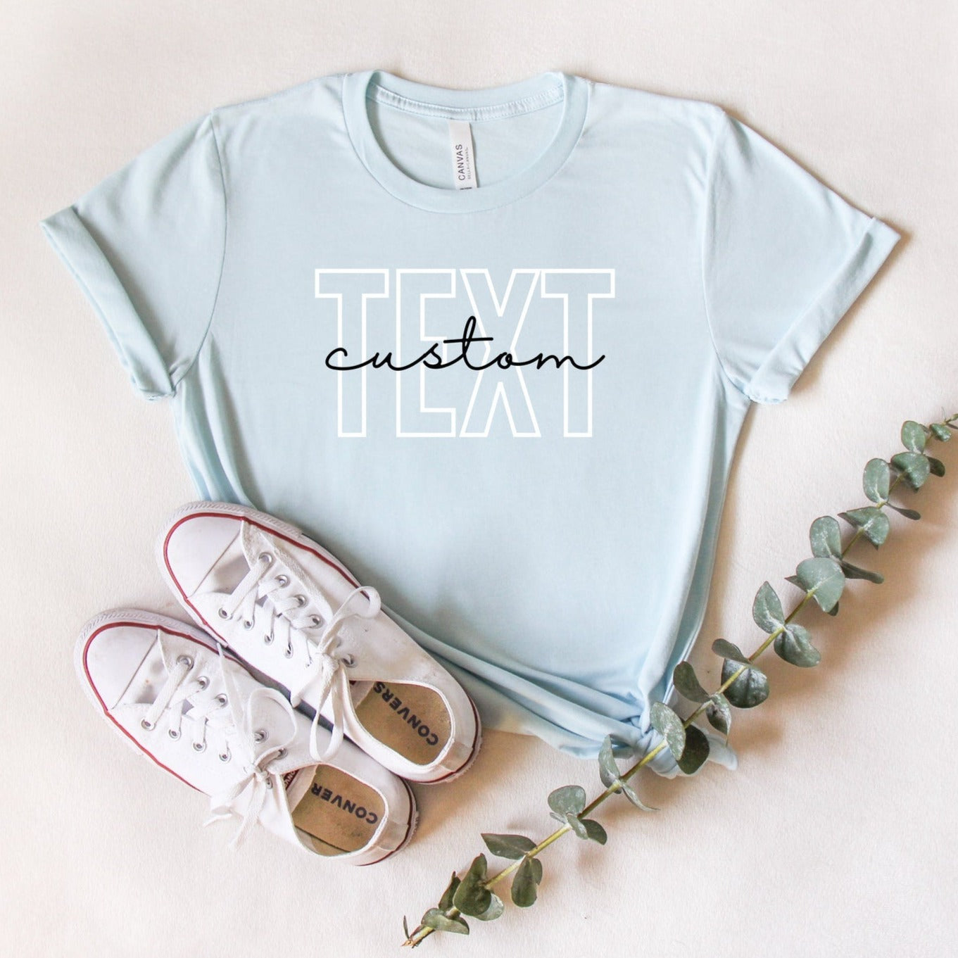 Classic Custom Text Tee