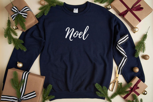Noel Sweatshirt, Cute Xmas Jumper, Ugly Christmas Sweater, Holiday Crewneck, Christmas Party Shirt, Christmas Gift, Cozy Oversized Pullover