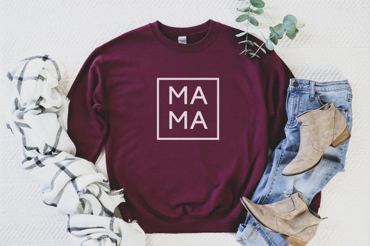 Mama Sweater, Mom Sweatshirt, Graphic Crewneck, New Mom Shirt, New Mommy Gift, Baby Shower Present, Mothers Day Gift, Comfy Pullover