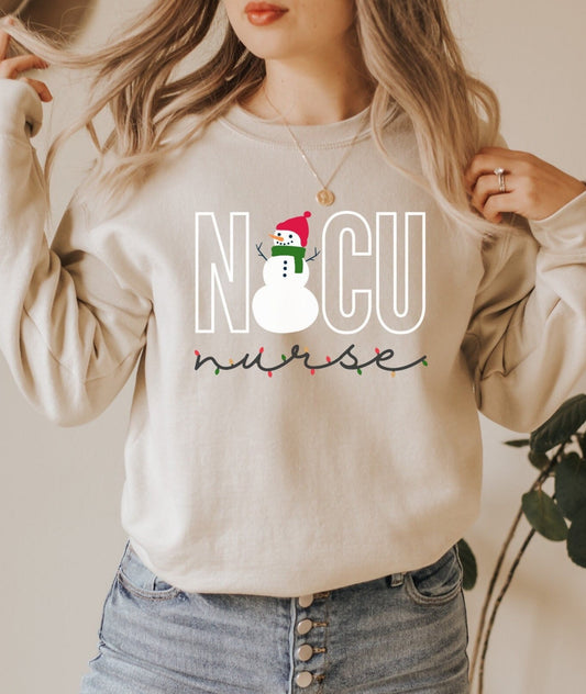 NICU Christmas Sweater, Neonatal Intensive Care Unit Nurse Shirt, Neonatal ICU Sweatshirt, Xmas Gift for NICU Nurse, Hospital Party