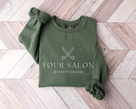 Personalized Hairdresser Sweatshirt, Custom Hairstylist Sweater, Custom Gift for Hairdresser, Cosmetology Grad Gift, Hairstylist Shirt