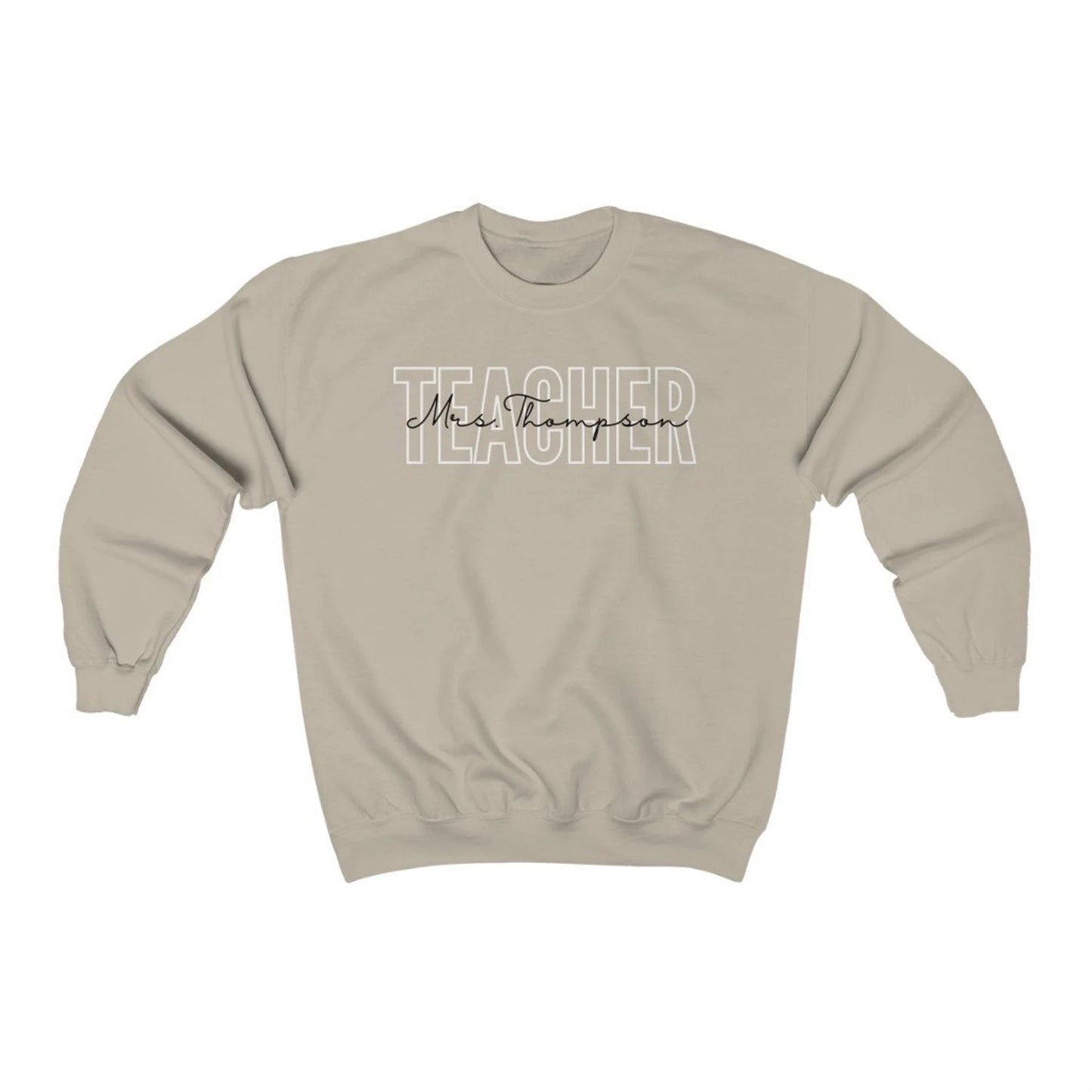 Custom Name Teacher Sweatshirt