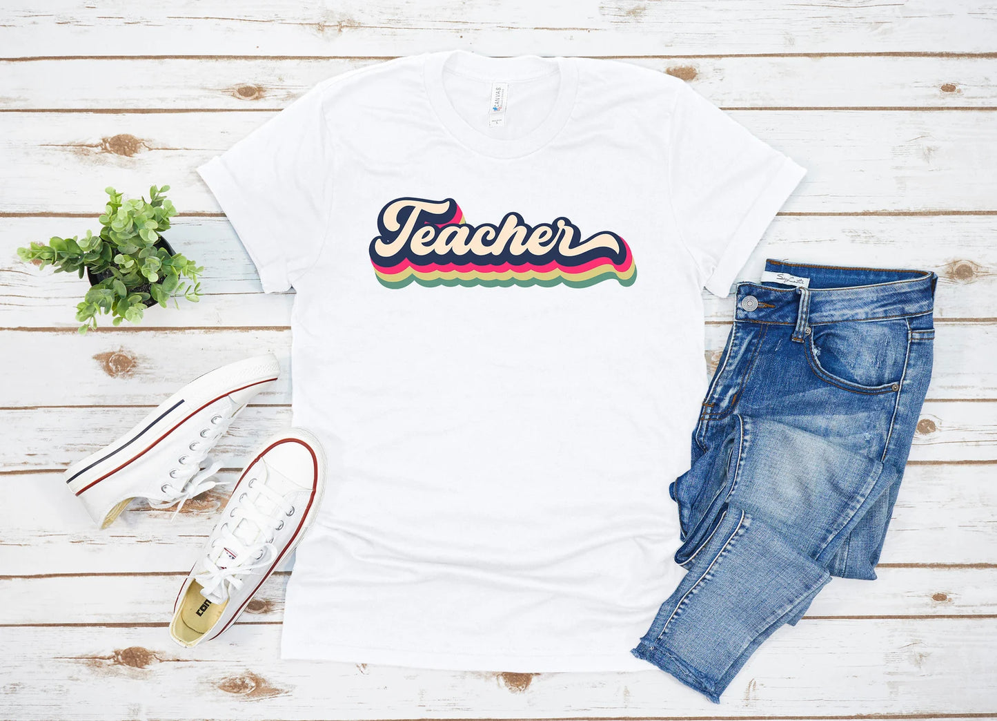 Retro Teacher Tee